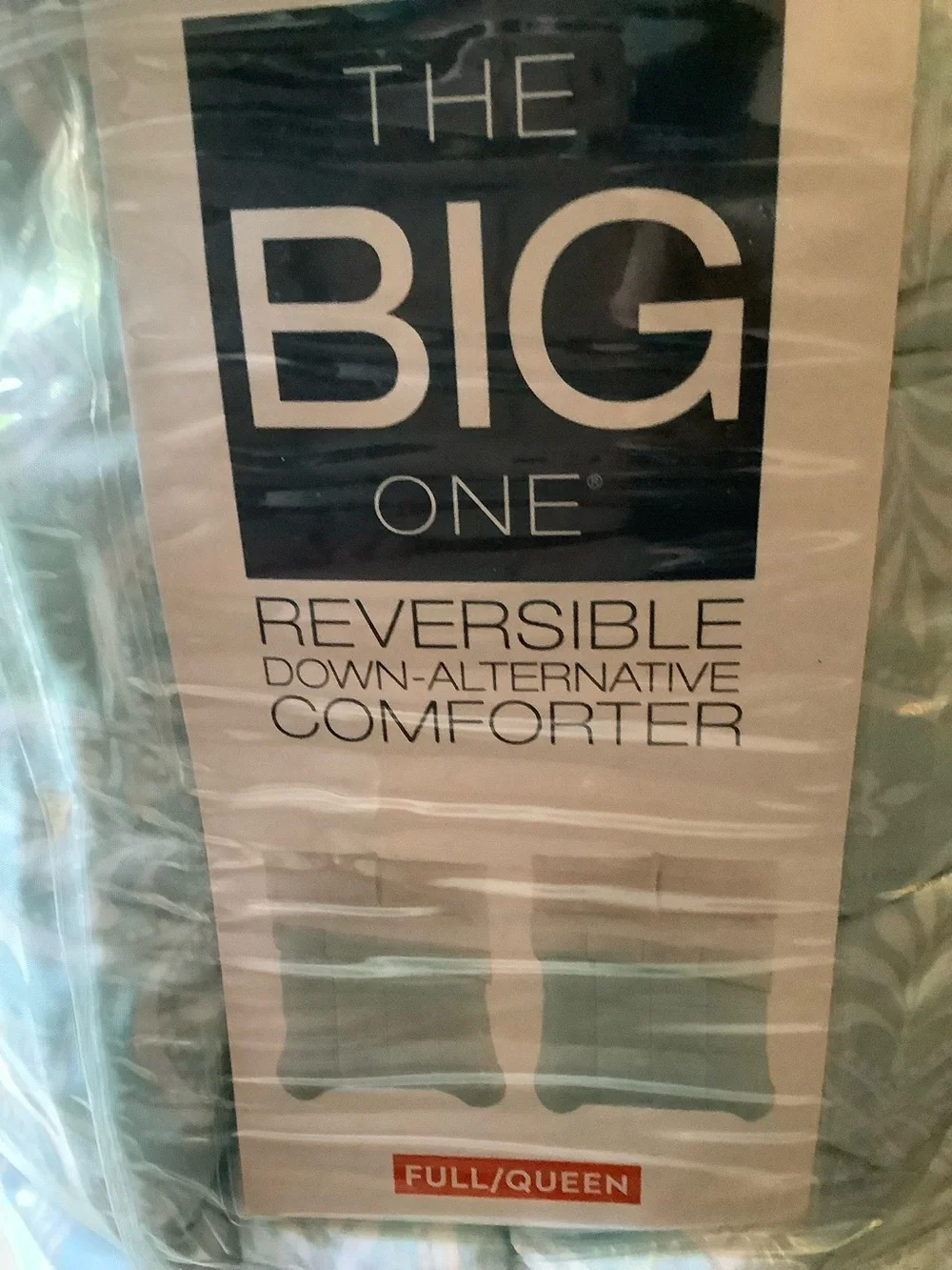 NWTs Gorgeous Comforter Full/ Queen AQUA Green Floral Design The Big One was $99